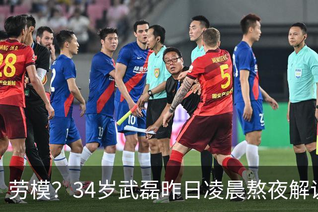 劳模？34岁武磊昨日凌晨熬夜解说世界杯决赛，今晚替补并罚中点球
